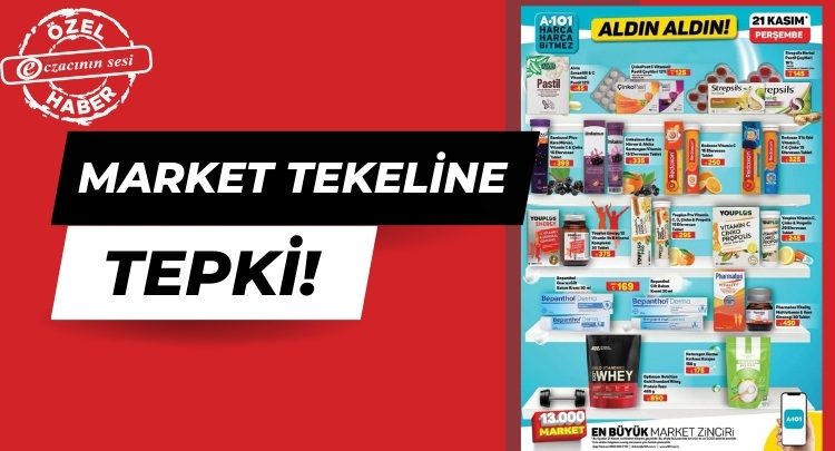 Eczane Dışı Satışa Tepki!