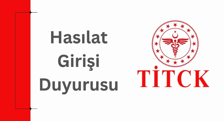 Hasılat Girişi Duyurusu